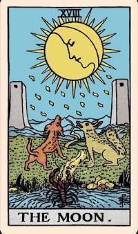 The Moon Tarot Card