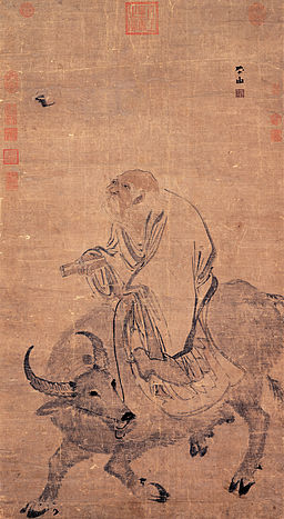 Zhang Lu-Laozi Riding an Ox