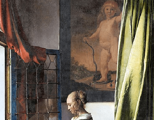 Vermeer, Girl Reading by an Open Window, post 2021 restoration