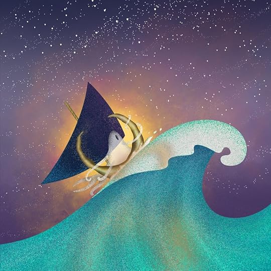 Ghost illustration art by author Stefan Bachmann