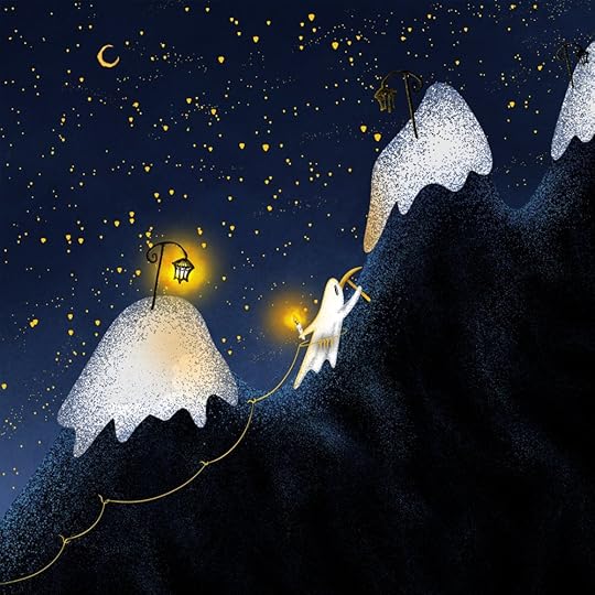 Ghost illustration art by author Stefan Bachmann