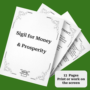 Money & Prosperity Sigil: Manifest Abundance and Financial Succes