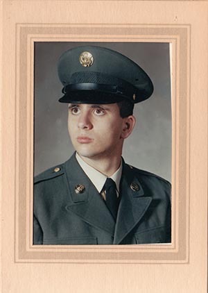 Doug Johnson, in uniform