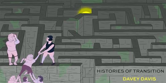 Drawing of a group of people helping each other over a labyrinth