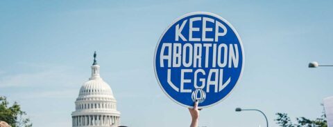 A photo of a protest sign that says 