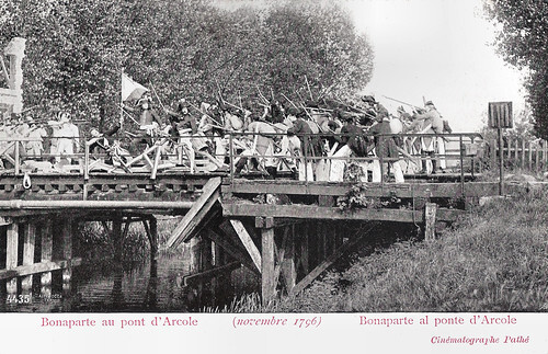 Bonaparte au pont d'Arcole (novembre 1796)