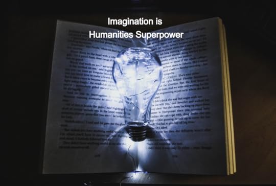 A light bulb laying on top of a book - Imagination