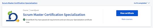 scrum master certification specialization
