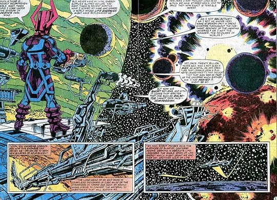 Galactus devours the Skrull homeworld. Art by John Byrne.