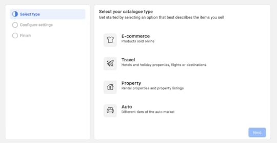 You can make a catalog with the Meta pixel, or if you have Shopify, add the Facebook sales channel to sync products easily with your ad account.