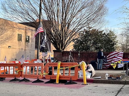 Freedom Corner, the nightly vigil outside the DC Jail