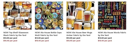 NEW! Top Shelf and Ale House Fabrics by Kanvas Studios for Benartex Now Available at Nancy Zieman Productions at ShopNZP.com
