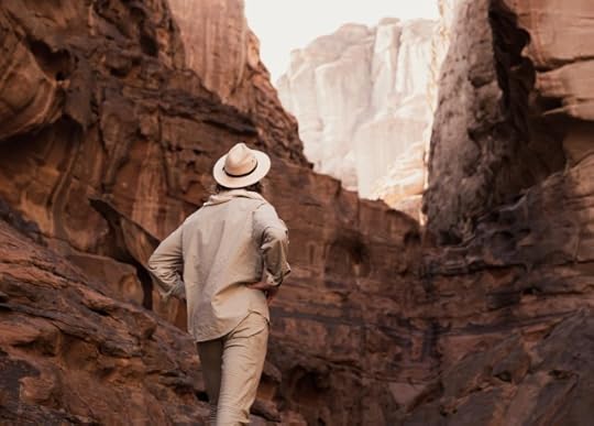 it's going well - until it isn't. Person facing a challenge.