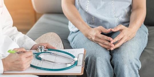 Woman with doctor