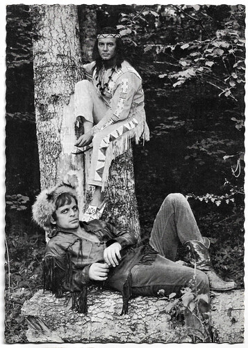 Klaus Kinski and Pierre Brice in Winnetou - 2. Teil (1966)