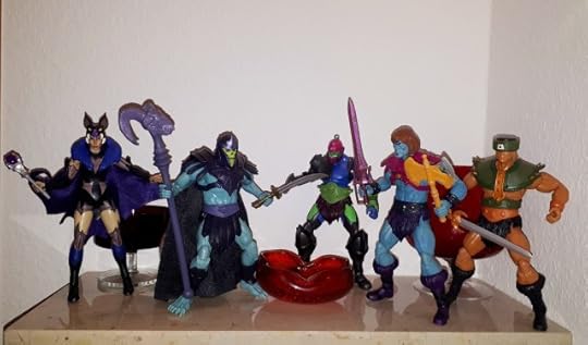 Tri-Klops and Trap Jaw present Faker to Skeletor and Evil-Lyn.