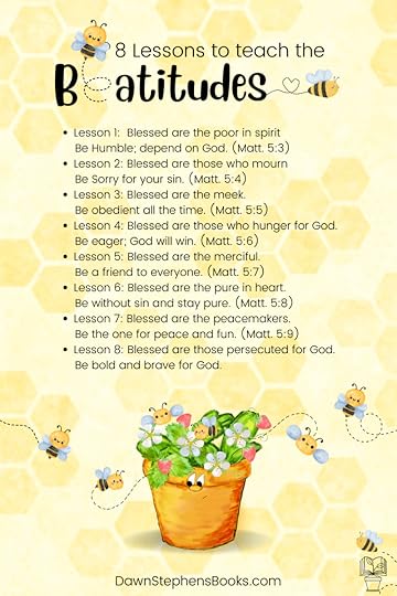 8 lessons to teach beatitude activities with Little Pot