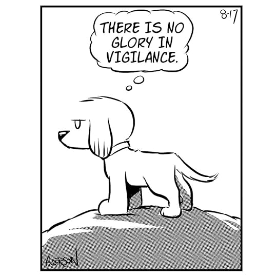 Adorable comic strip reminiscent of beloved characters Snoopy and Calvin and Hobbes, featuring delightful illustrations and heartwarming humor.