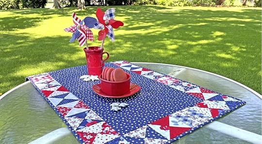 Sew a Celebrate Table Runner Sewing Tutorial at the Nancy Zieman Productions Blog by the Stitch it Sisters