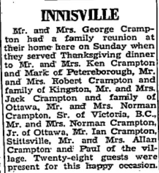 Crampton family