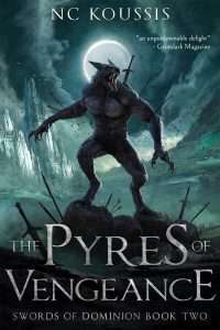 Cover for The Pyres of Vengeance by NC Koussis
