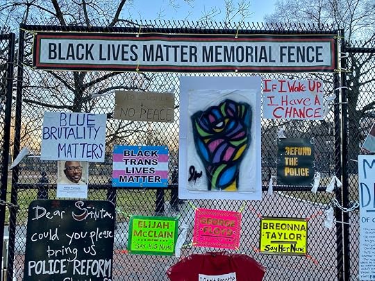 Black Lives Matter Memorial Fence