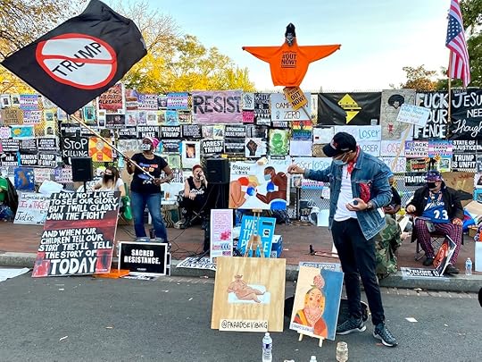 scene outside the White House