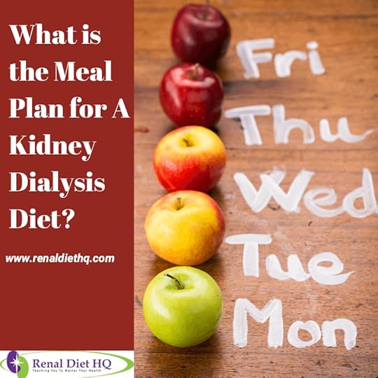 A Kidney Dialysis Diet Needs A Plan