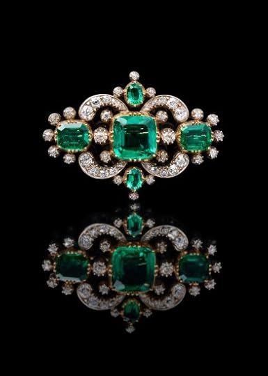 princess charlotte emerald brooch
