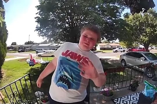 Shayden Walker waving