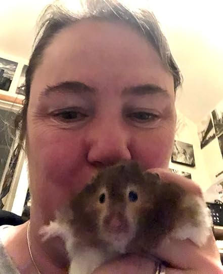 Lisa Murray-Lang holding Spud