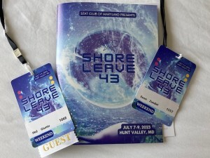Shore Leave 43 Program Book and Badges