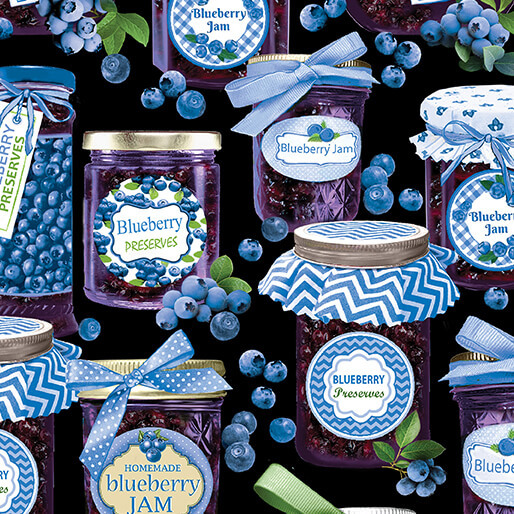 Blueberry Hill Fabric Collection by Kanvas Fabrics for Benartex Designer Fabrics