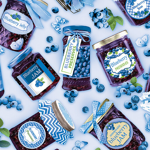 Blueberry Hill Fabric Collection by Kanvas Fabrics for Benartex Designer Fabrics