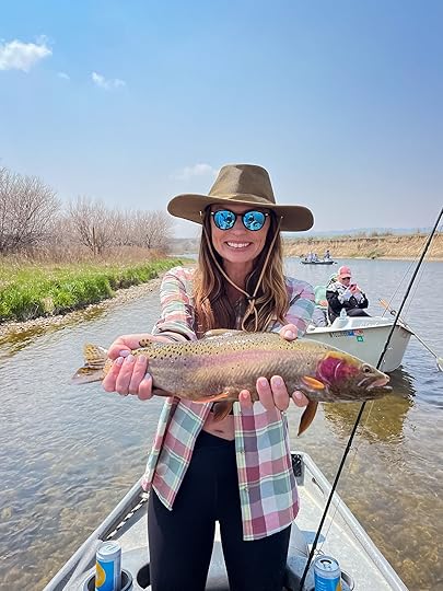 crazy rainbow fly fishing casper wyoming