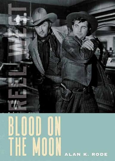 Book cover for blood on the moon. Alan k rode.