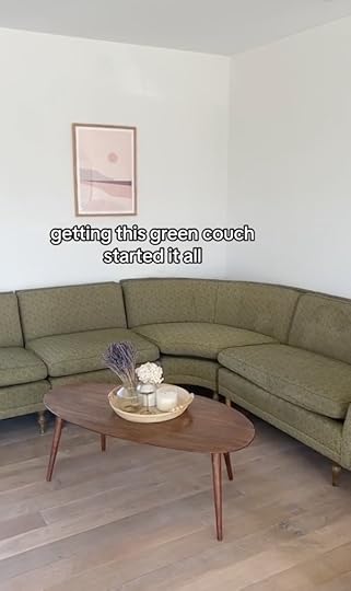 One user said it began with her green couch.