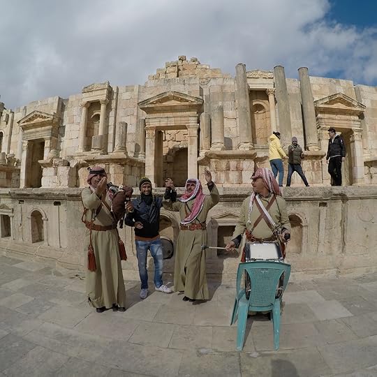 Musicicans in Jerash, Jordan.