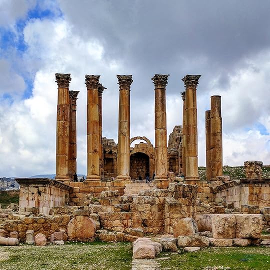 Jerash Temple of Artemis in Jordan.