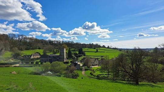 View of St mary's and Church Farm house