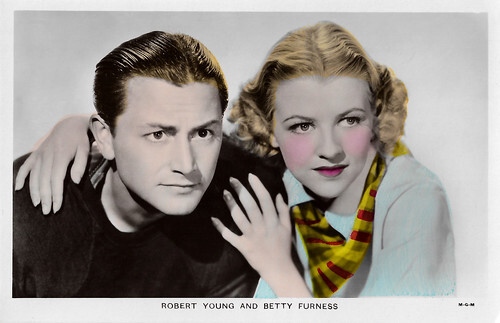 Robert Young and Betty Furness in The Band Plays On (1934)