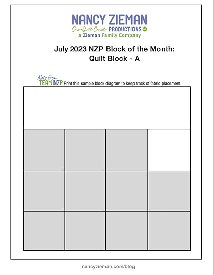 July 2023 NZP Block of the Month