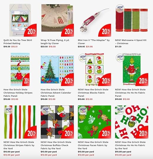 NEW How the Grinch Stole Christmas Fabrics now available at Nancy Zieman Productions at ShopNZP.com