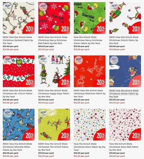 NEW How the Grinch Stole Christmas Fabrics now available at Nancy Zieman Productions at ShopNZP.com 2023
