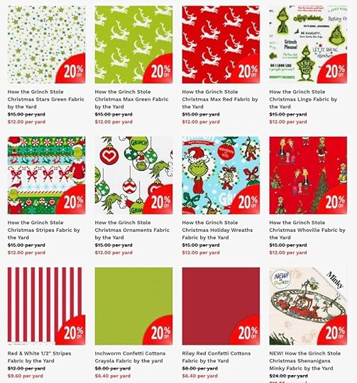 NEW How the Grinch Stole Christmas Fabrics now available at Nancy Zieman Productions at ShopNZP.com