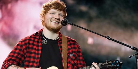 Ed Sheeran performing