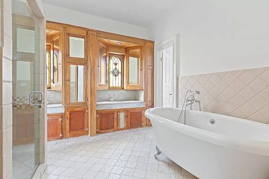 One of the bathrooms in the home, which has been renovated.