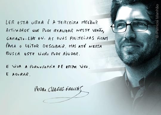 Frase de promoção do livro