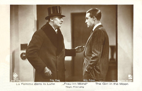 Willy Fritsch and Fritz Rasp in Frau im Mond (1929)