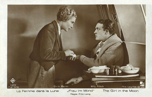 Gerda Maurus and Willy Fritsch in Frau im Mond (1929)